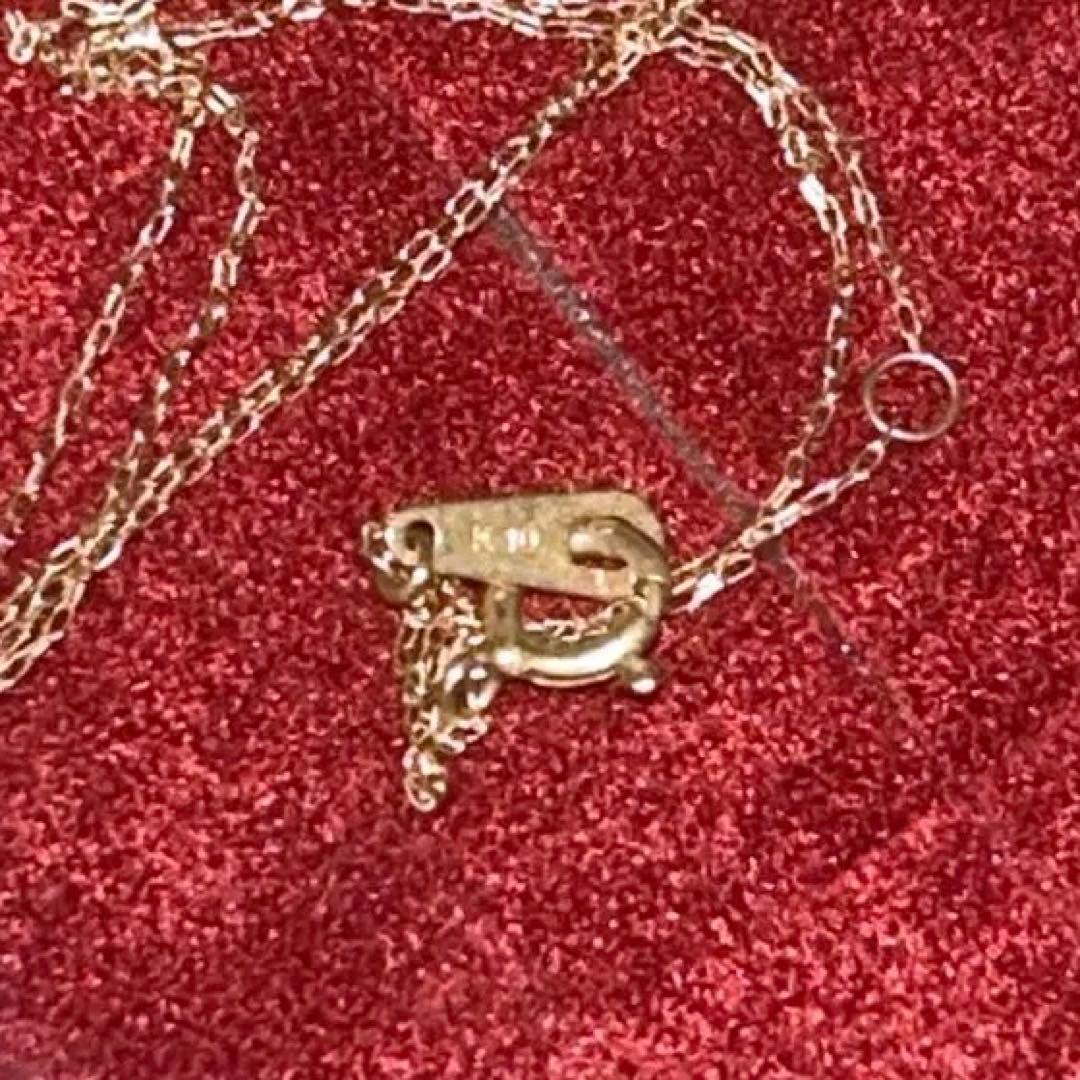 早い者勝ち K10 ゴールド 一粒石 ダイヤモンド チェーン　ネックレス