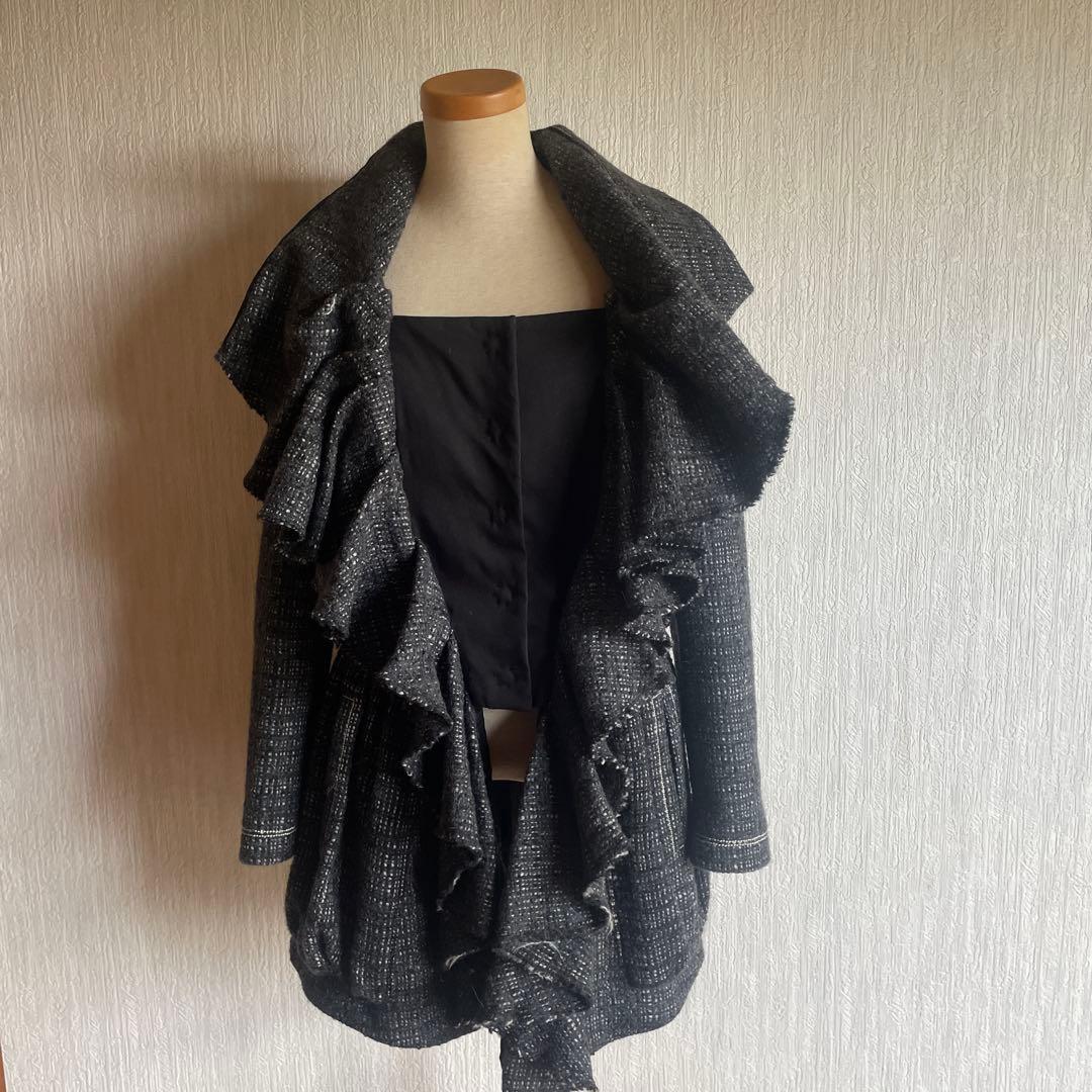 MARITHE + FRANCOIS GIRBAUD フリルテーラードジャケット