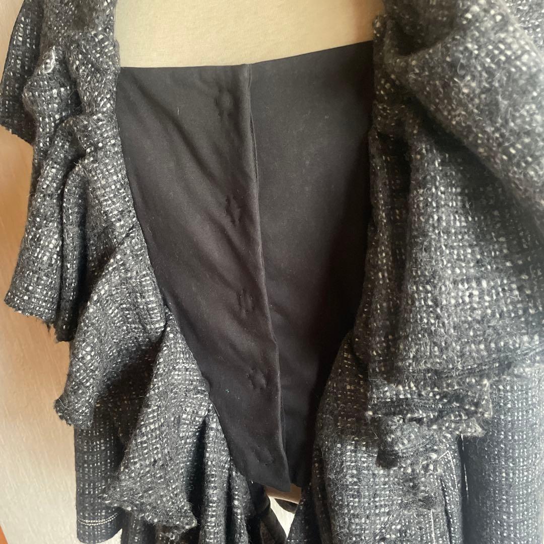 MARITHE + FRANCOIS GIRBAUD フリルテーラードジャケット