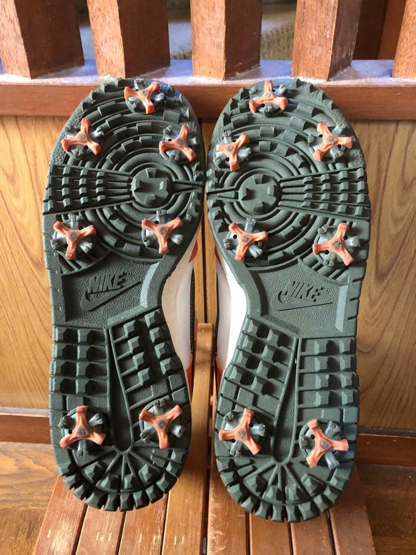 Nike ゴルフスニーカー オレンジ/ホワイト