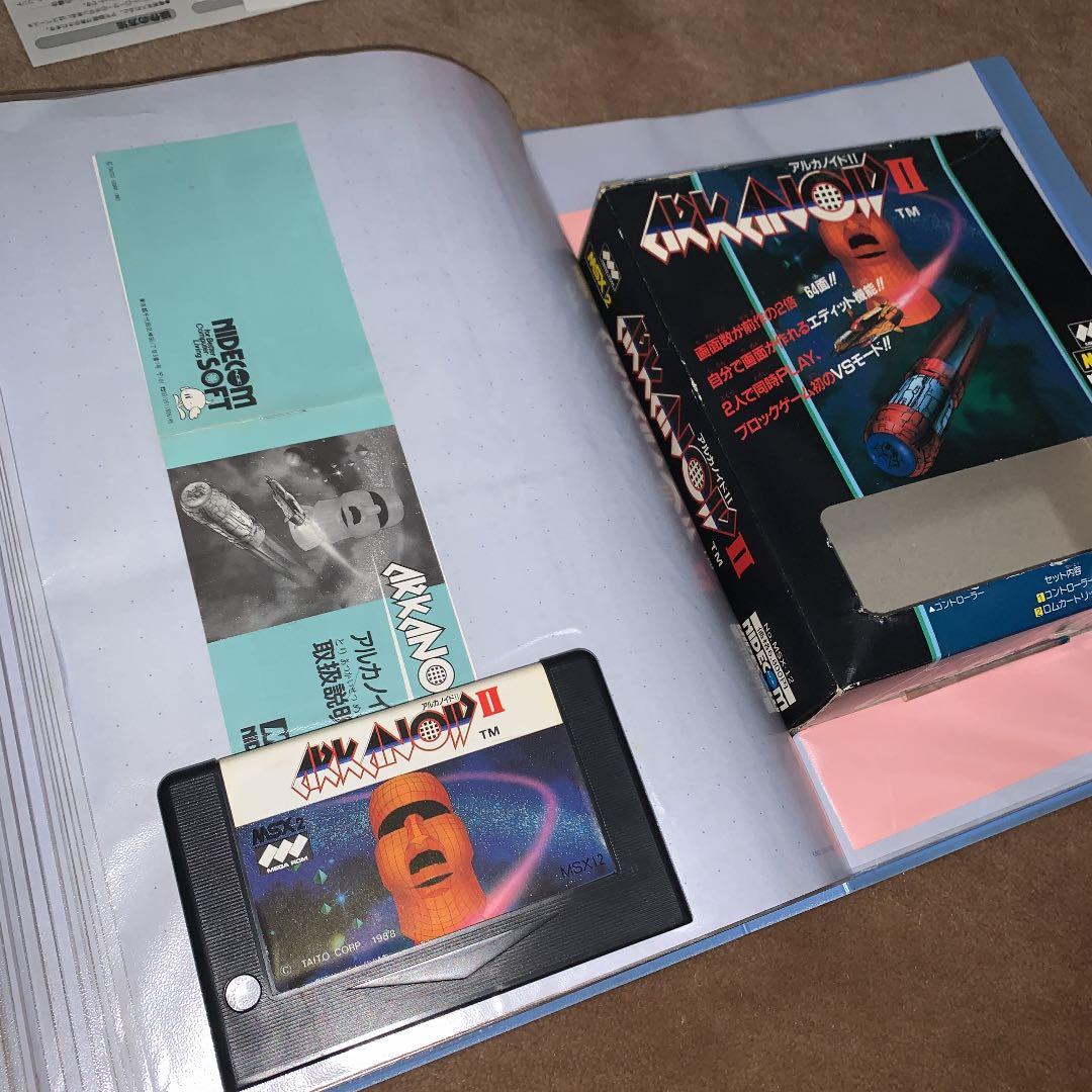 【美品】アルカノイド　Ⅱ 2 ARKANNID 2 MSX ROM