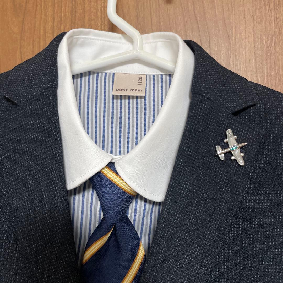 プティマイン フォーマルスーツ 120 男の子