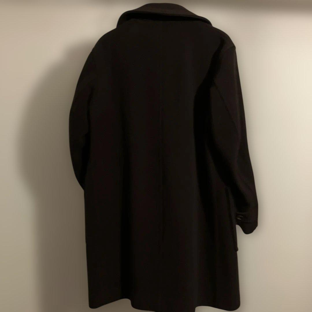 phigvel メルトンダブルオーバーコート　ブラウン　　フィグベル　3