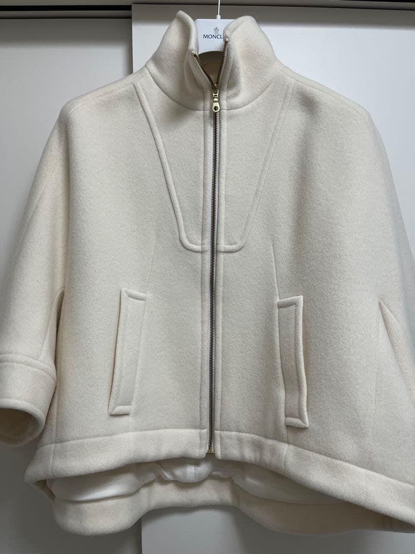 【375】sheller スタンドカラーショートフレアコート