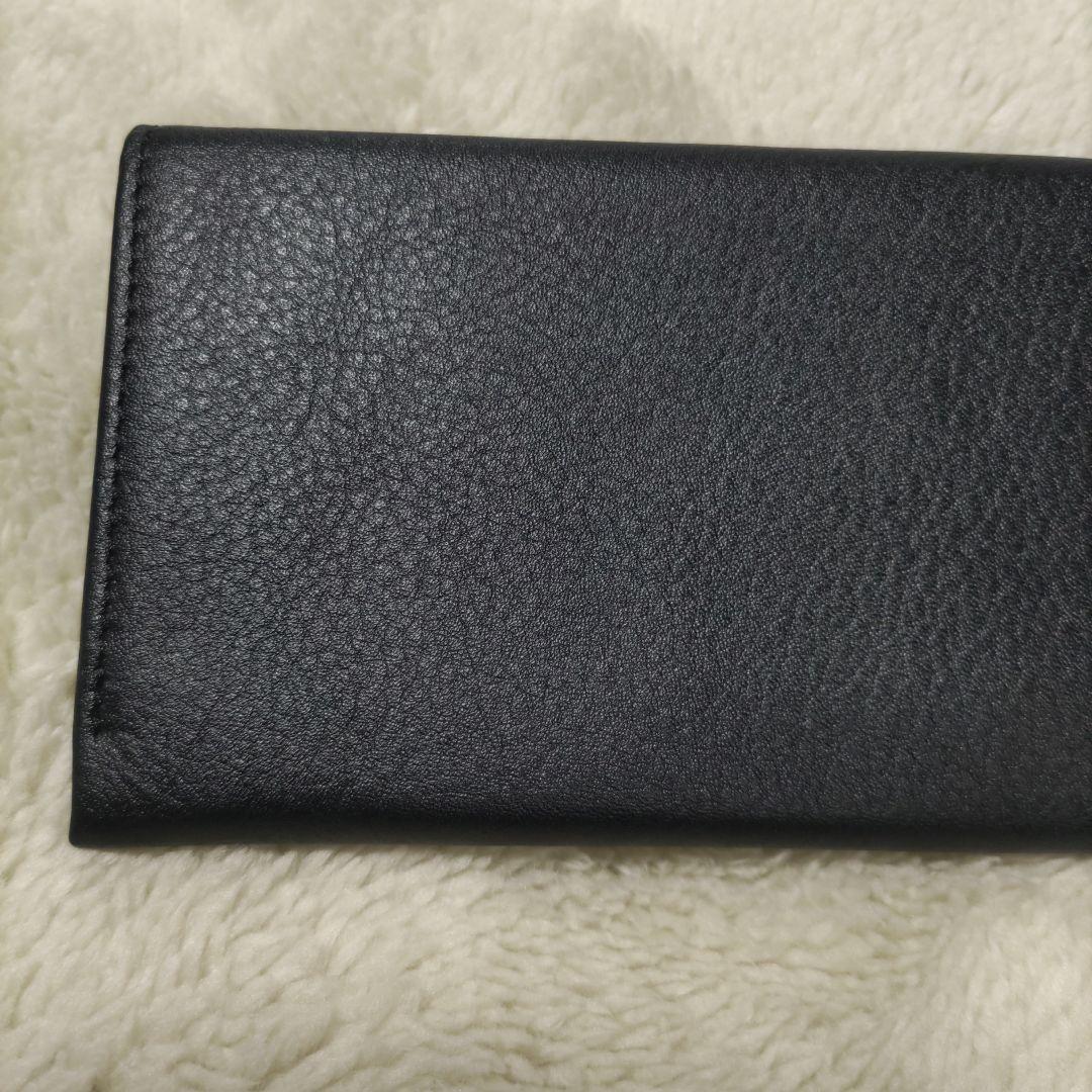 皇居　皇室　限定　長財布　折り財布　本革　黒