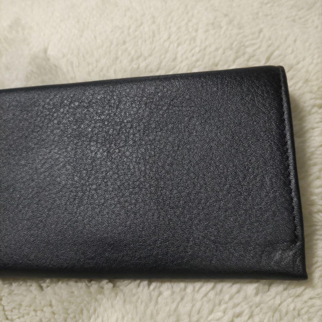 皇居　皇室　限定　長財布　折り財布　本革　黒