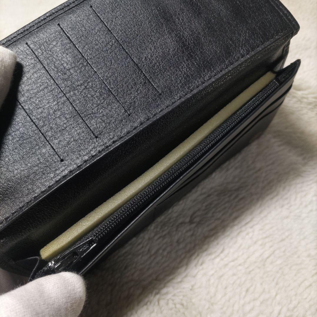 皇居　皇室　限定　長財布　折り財布　本革　黒