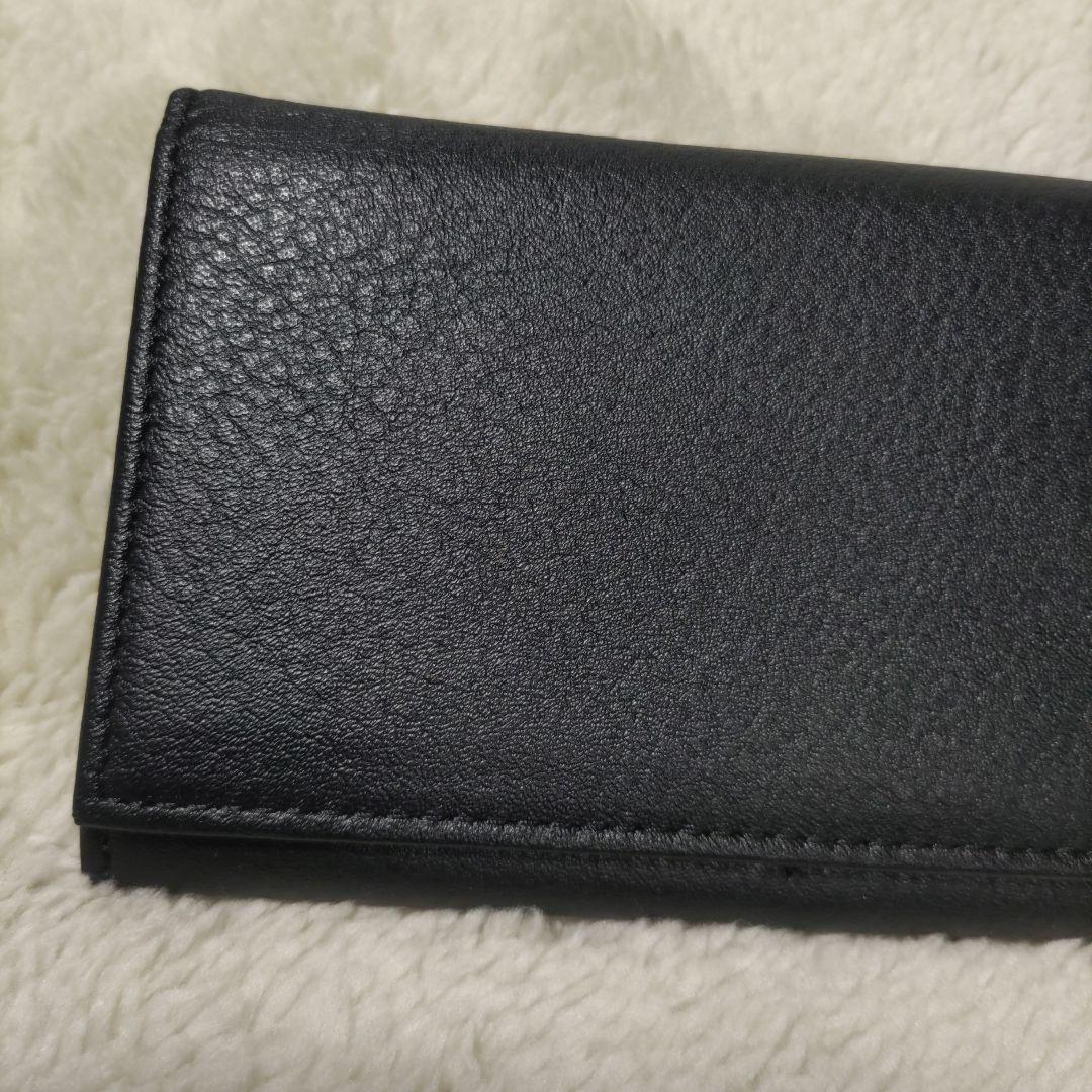 皇居　皇室　限定　長財布　折り財布　本革　黒