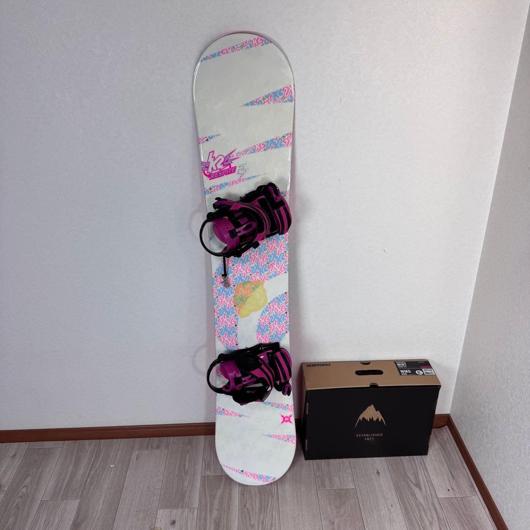 専用K2 RESQUE スノーボードセット 140cm ブーツ23.5cm