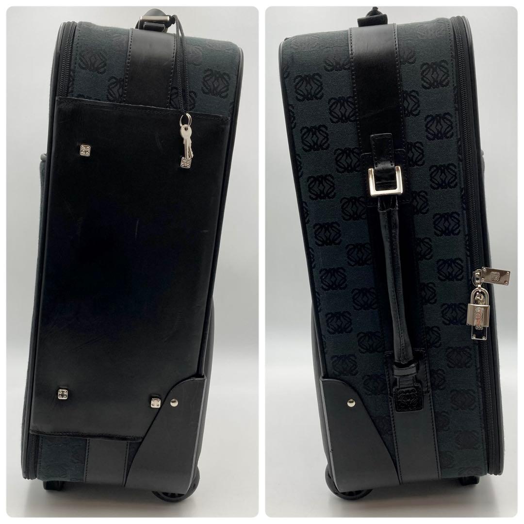 Karen✨LOEWE キャリーケース 旅行カバン 黒 アナグラム 大容量