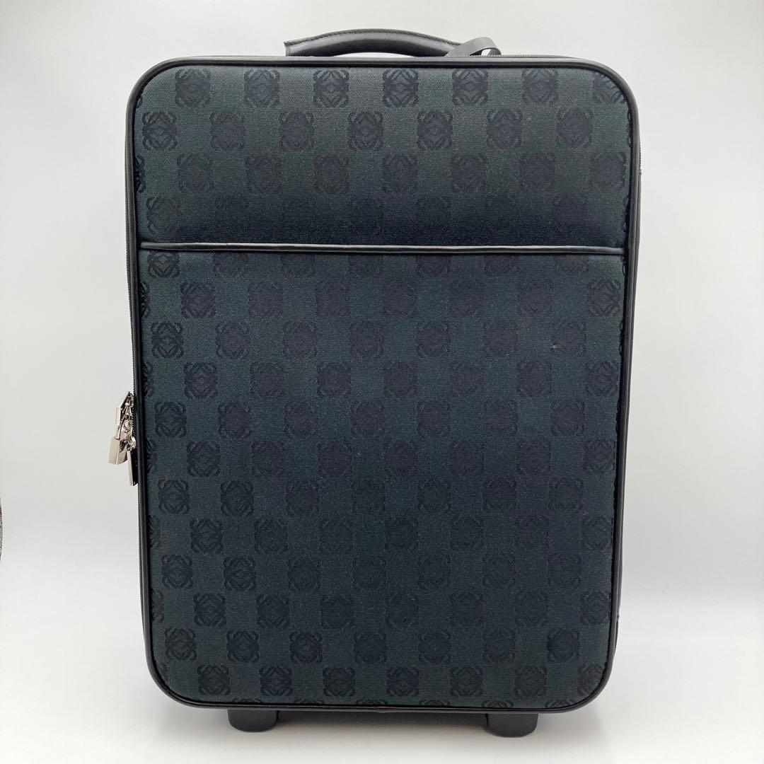 Karen✨LOEWE キャリーケース 旅行カバン 黒 アナグラム 大容量