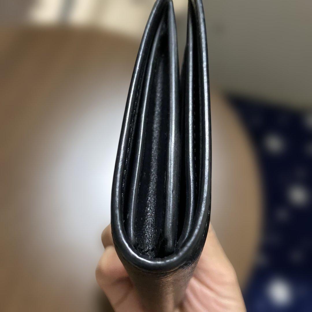 Celineセリーヌ ミディアム ストラップウォレット ブラック