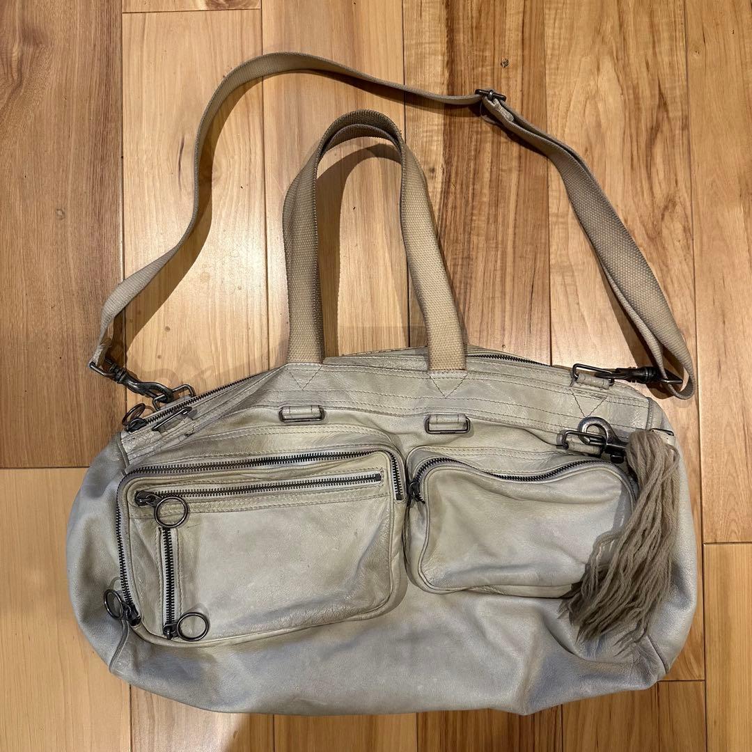 Dior homme 07AW エディ期 deville ドゥビル レザーバッグ