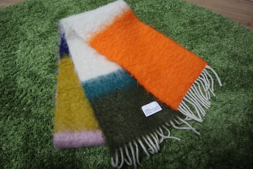 LOEWE モヘヤ　マフラー　モヘア　ロエベ さストール　スカーフ　メンズ