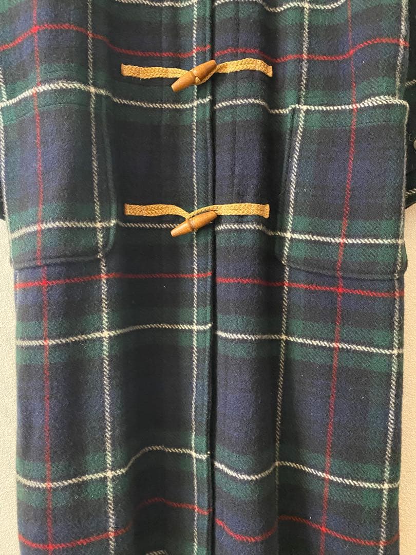 ラルフローレン メンズ ダッフルコート チェック M ヴィンテージ ロング