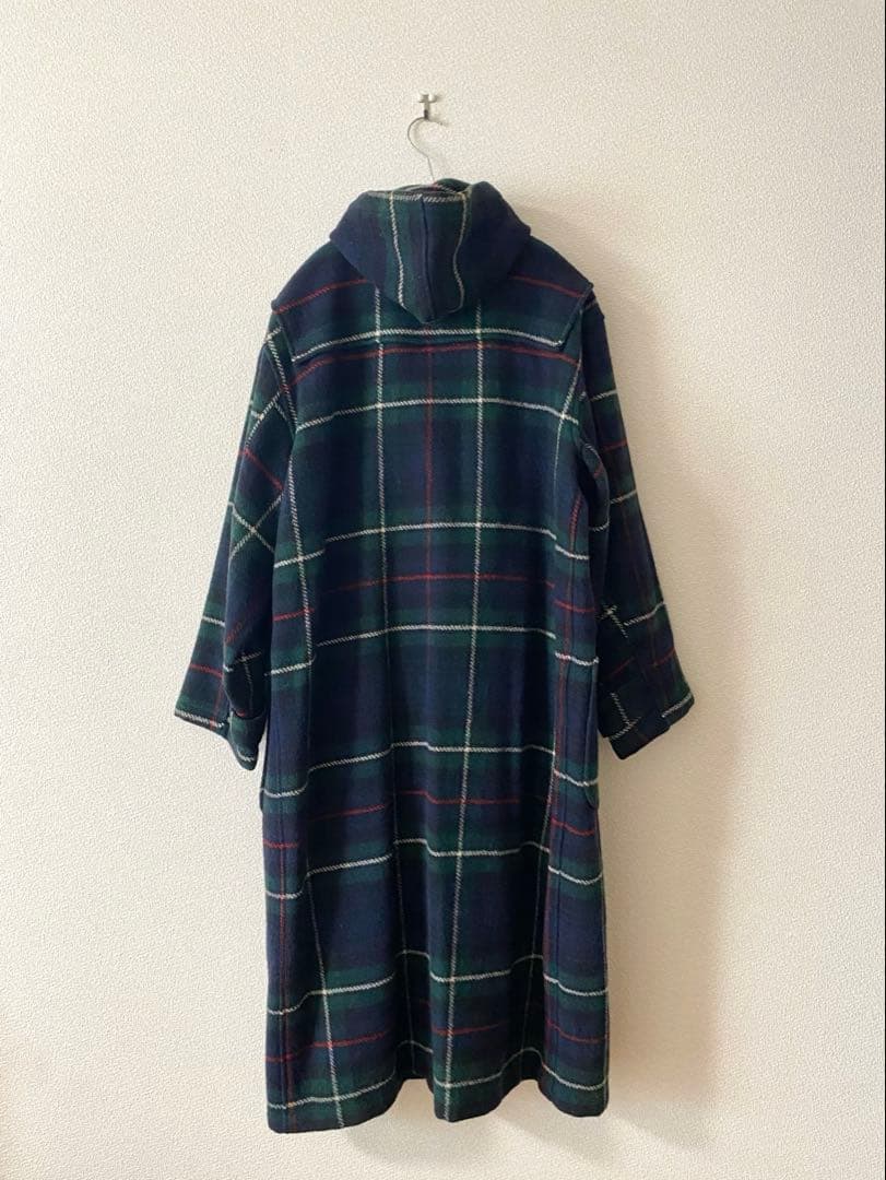 ラルフローレン メンズ ダッフルコート チェック M ヴィンテージ ロング