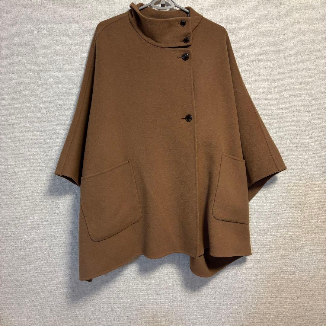 美品⭐︎スローブイエナ スタンドカラーダブルフェイスポンチョ35,200円