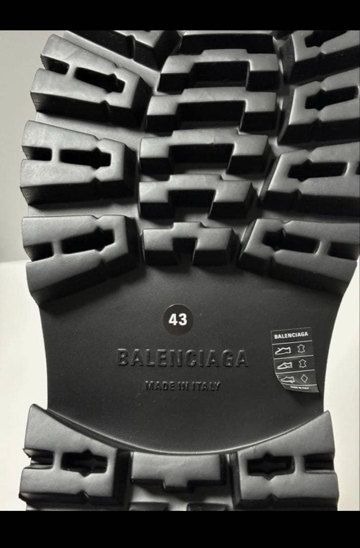 BALENCIAGA バレンシアガ STOMPERワークブーツレースアップブーツ