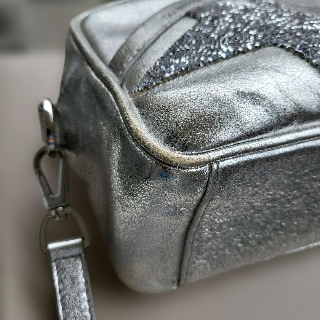 ゴールデングース ショルダーバッグ シルバー 斜めがけななめがけ 銀色 星スター