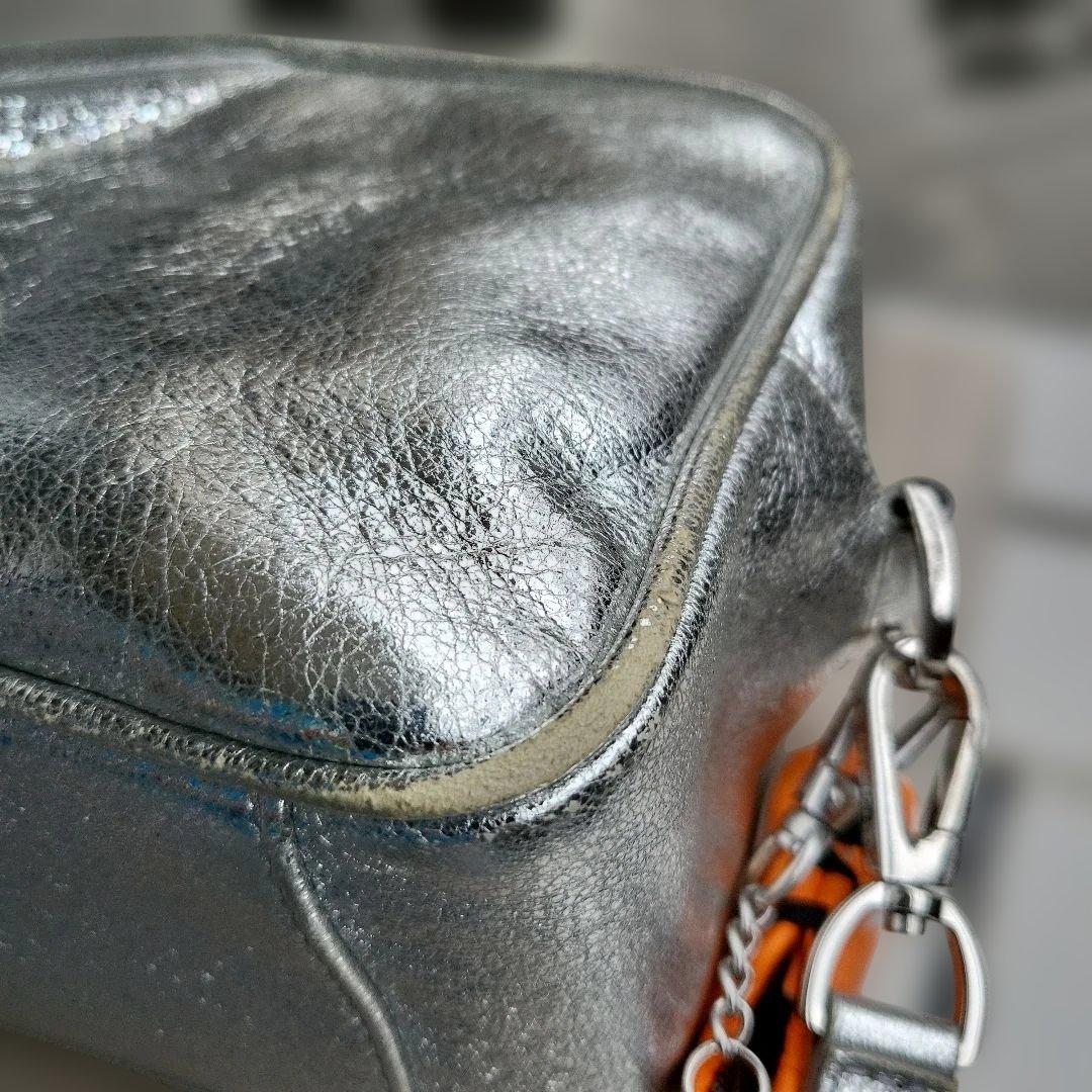 ゴールデングース ショルダーバッグ シルバー 斜めがけななめがけ 銀色 星スター