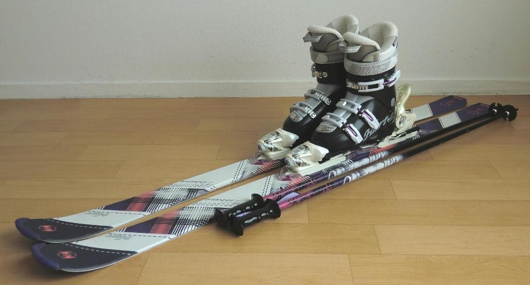 ■■送料無料■Hart■女性用スキー4点セット■板150/靴25■メンテ付■■