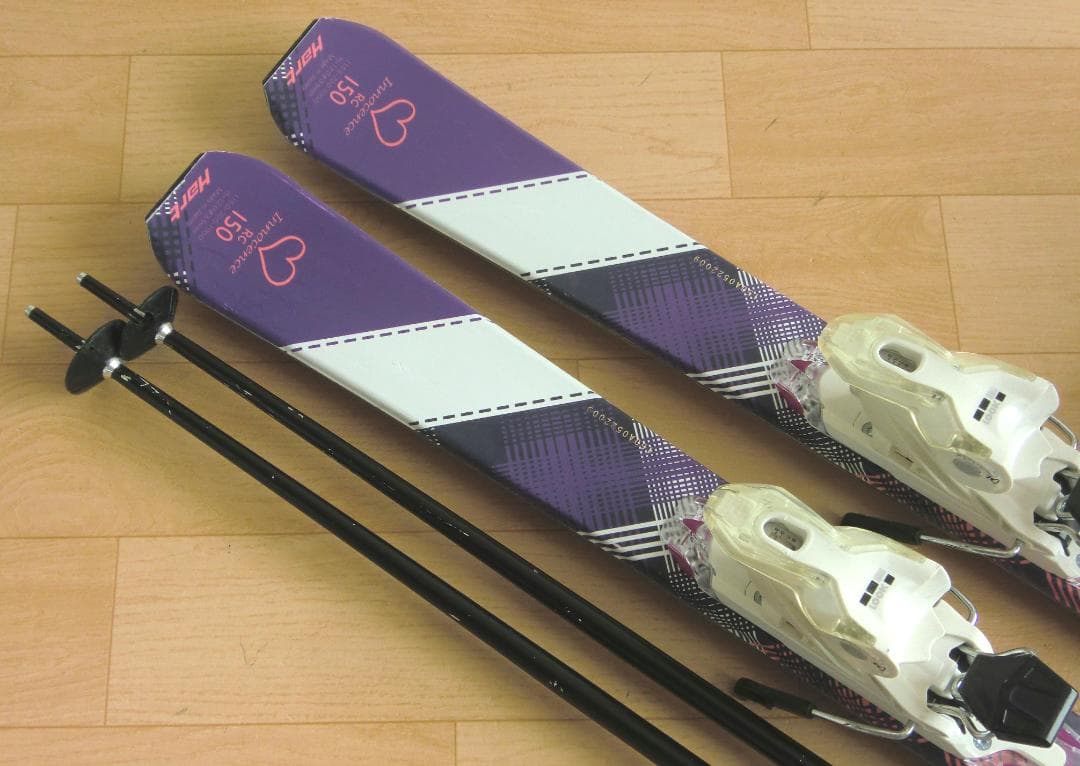 ■■送料無料■Hart■女性用スキー4点セット■板150/靴25■メンテ付■■