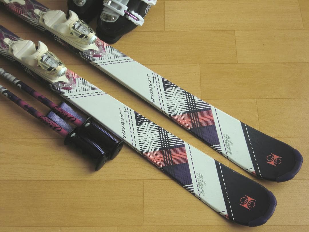 ■■送料無料■Hart■女性用スキー4点セット■板150/靴25■メンテ付■■