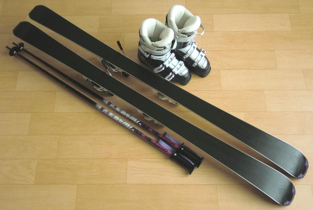 ■■送料無料■Hart■女性用スキー4点セット■板150/靴25■メンテ付■■