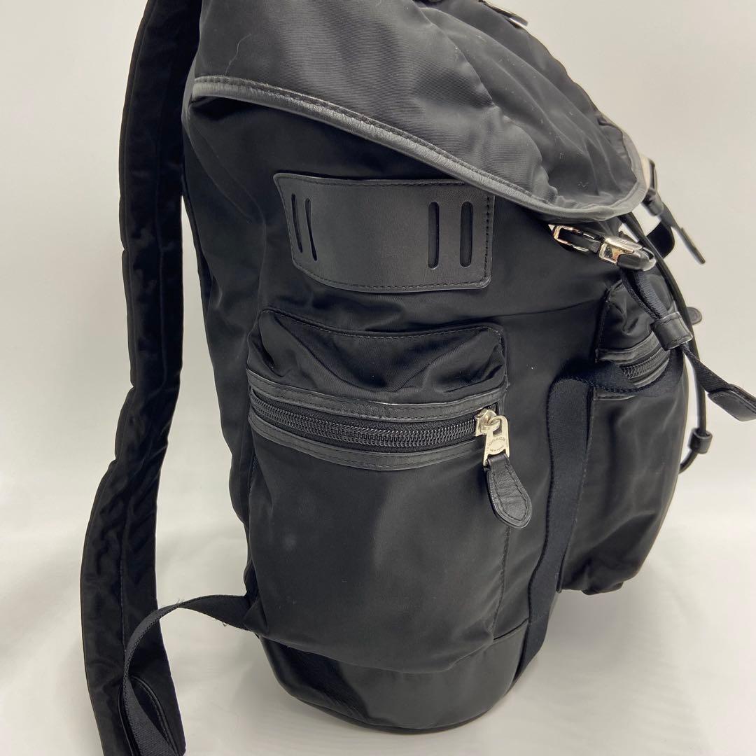 COACH コーチ バックパック ナイロン レザー ブラック F71884