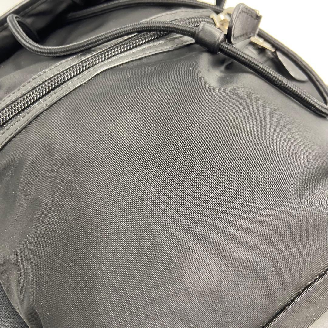 COACH コーチ バックパック ナイロン レザー ブラック F71884