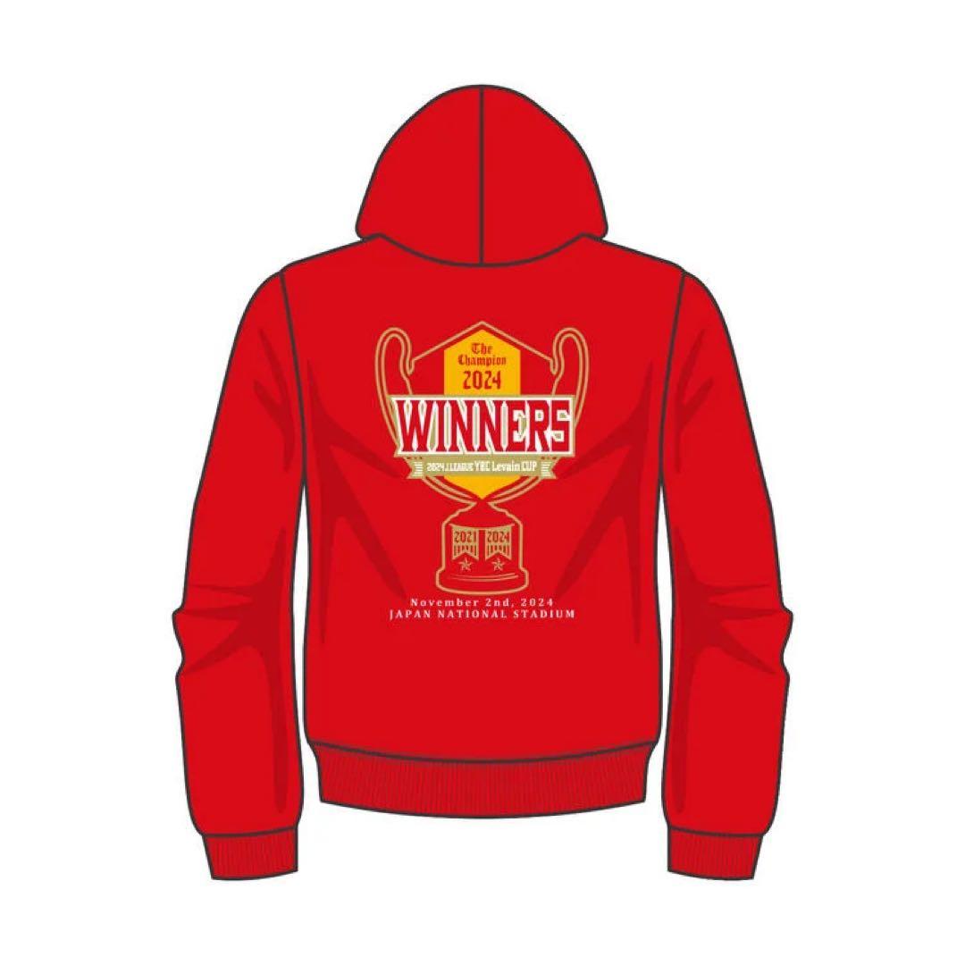 名古屋グランパス YBCルヴァンカップ優勝記念 ジップアップパーカー（レッド）