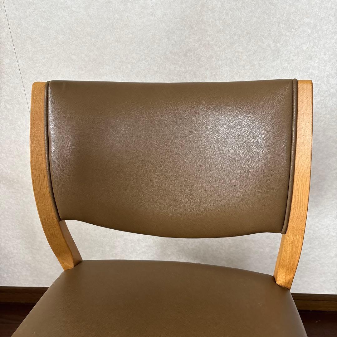 【良品】浜本工芸 ダイニングチェア アームレスチェア