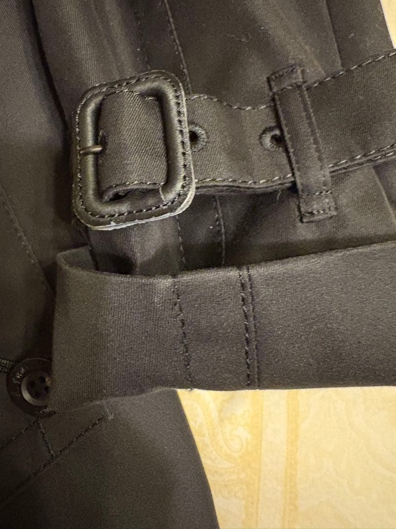 Aquascutum ブラック トレンチコート