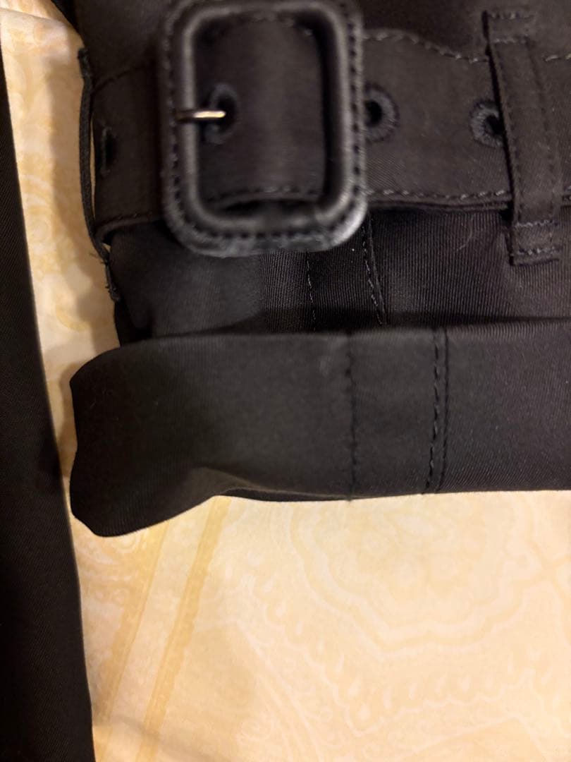 Aquascutum ブラック トレンチコート