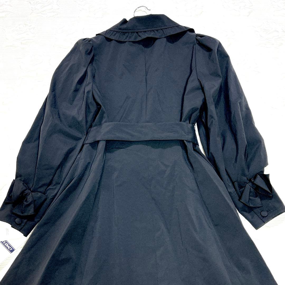 新品タグ付❤︎エムズグレイシー 近年モデル スプリングコート 黒 38 5.8万円