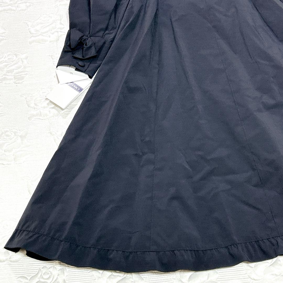 新品タグ付❤︎エムズグレイシー 近年モデル スプリングコート 黒 38 5.8万円