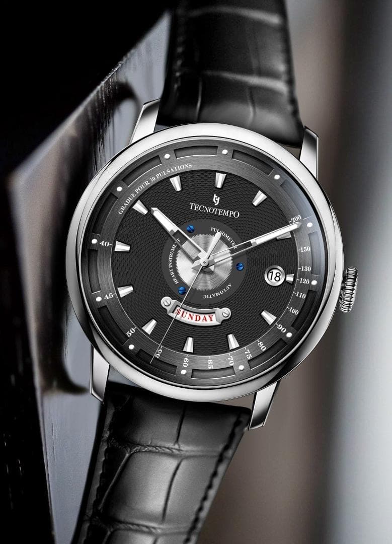 三連休値段！Tecnotempo 動脈拍数モニター30段階脈拍スケール付き