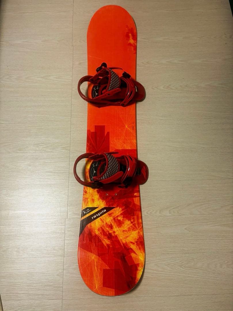 K2 respite 144 ＋ flux ビンディング(S) スノーボード