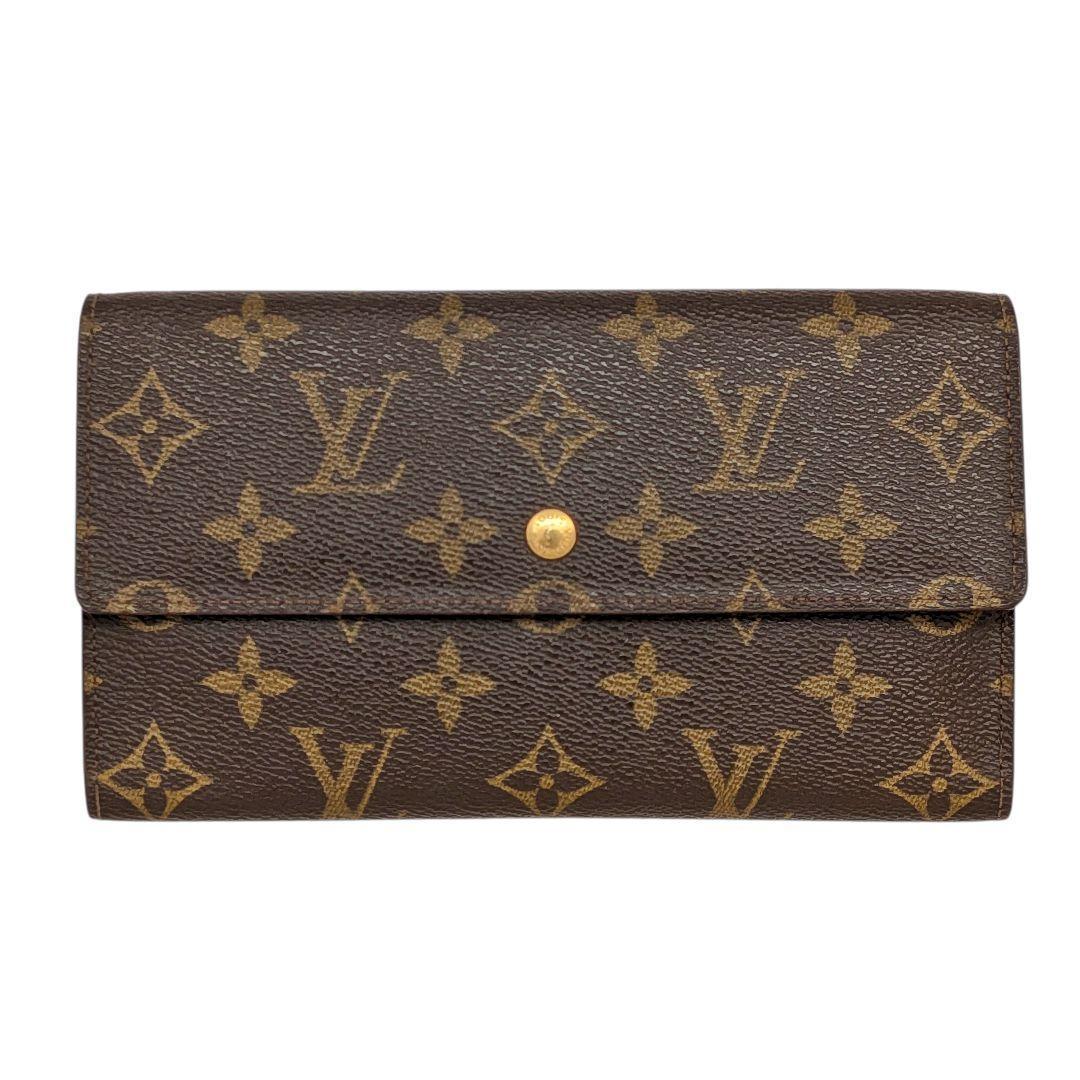 【外観美】 ルイヴィトン モノグラム インターナショナル 長財布