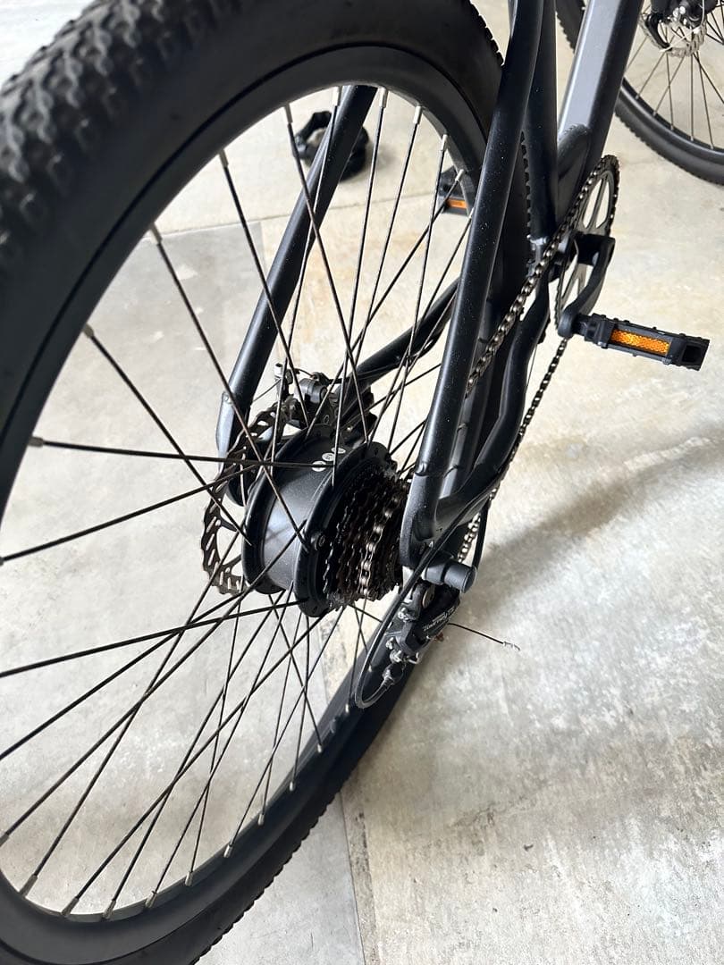 スポーツタイプ 電動アシスト自転車 ブラック　ジャンク