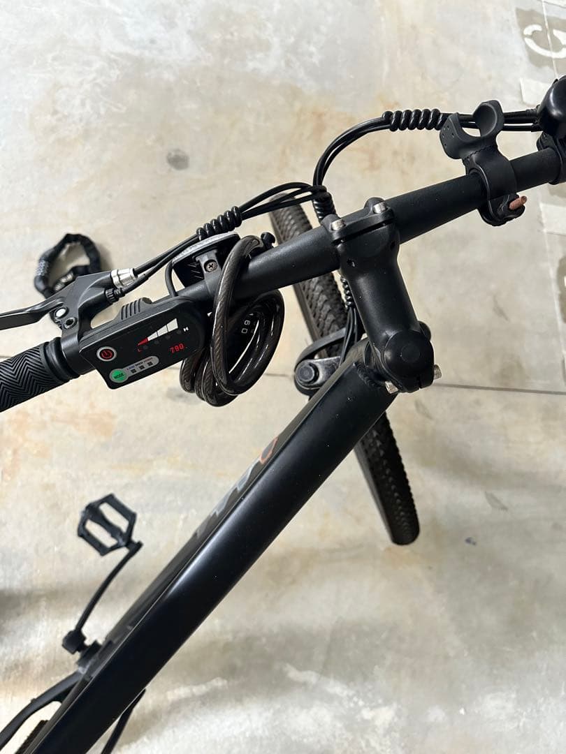 スポーツタイプ 電動アシスト自転車 ブラック　ジャンク