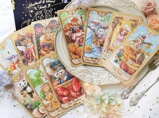 【正規品タロットカード】激かわイラスト✨日本未発売レア✨小動物と美食のタロット