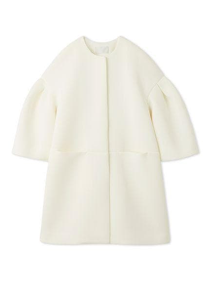 【新品】CELFORD ボリュームスリーブポンチコート OWHT フリー
