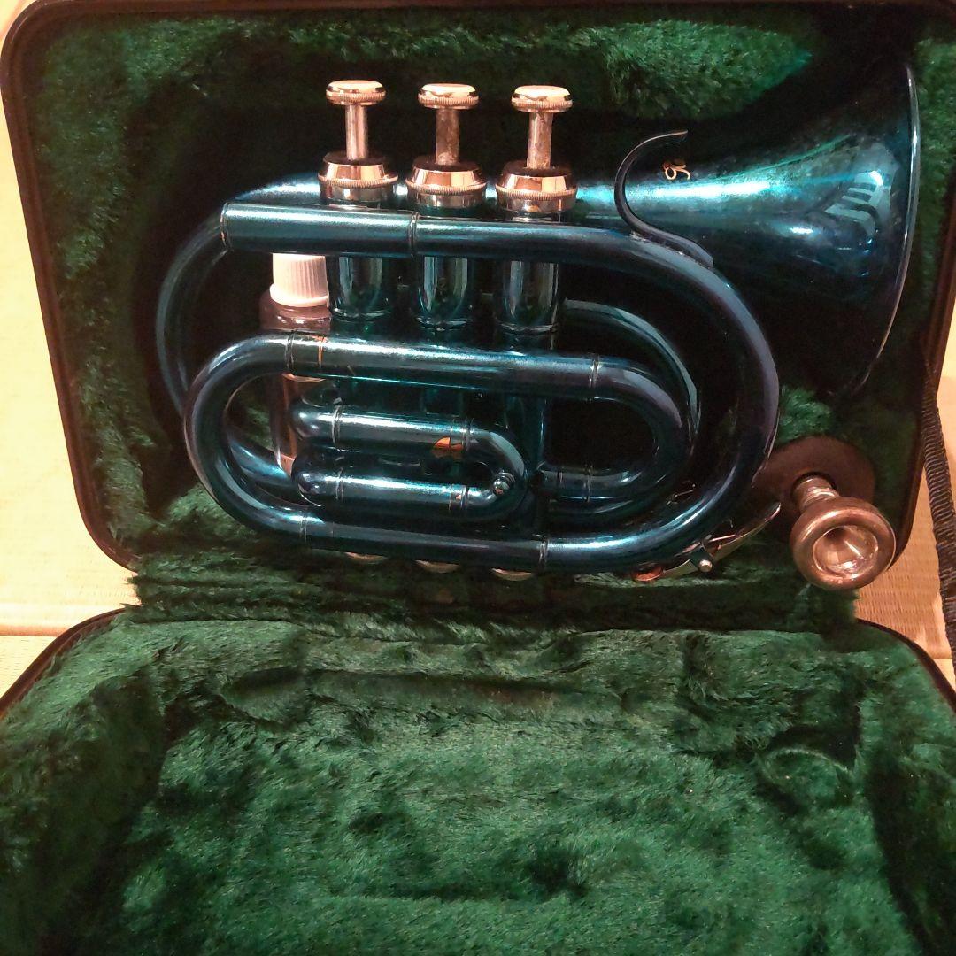 ね*ね様 ポケットトランペット ケース マウスピース付き