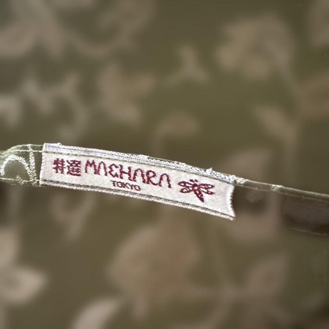 お値下げ　前原光榮商店オリーブグリーン 花柄 長傘