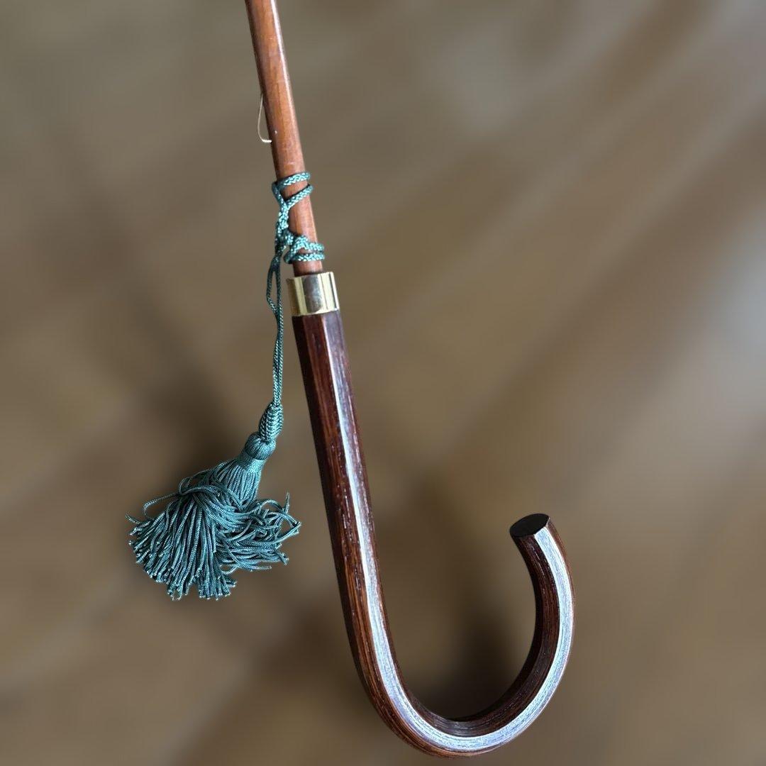 お値下げ　前原光榮商店オリーブグリーン 花柄 長傘