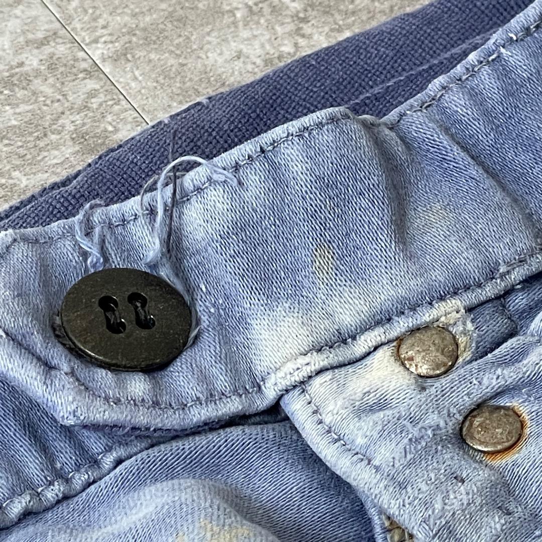 50-60s LE CROiSiC フレンチワークパンツ モールスキン ブルー