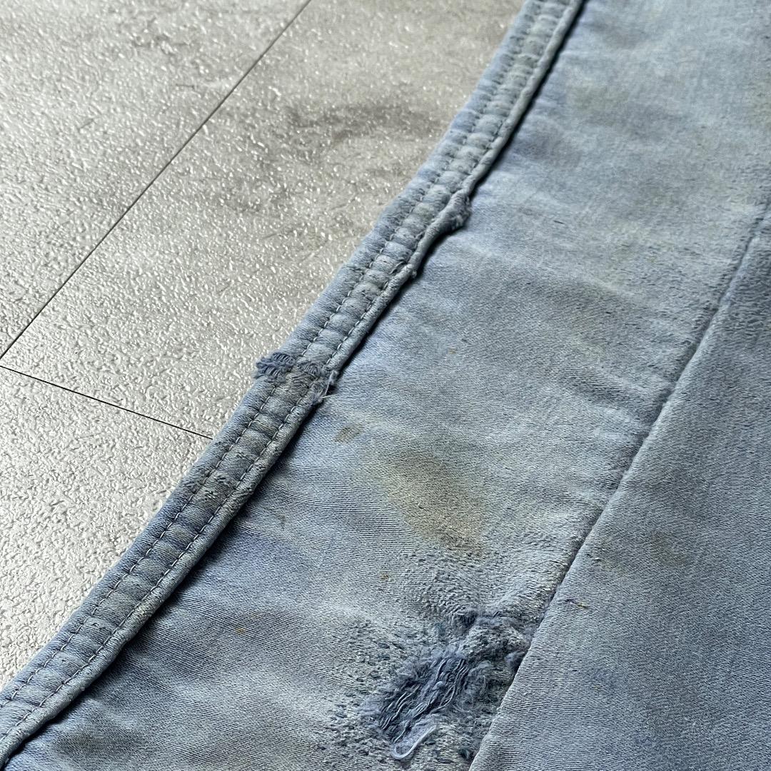 50-60s LE CROiSiC フレンチワークパンツ モールスキン ブルー