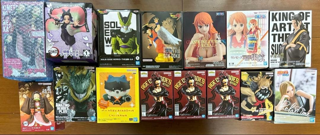 フィギュア 15点セット 未開封 ワンピース・鬼滅の刃・その他