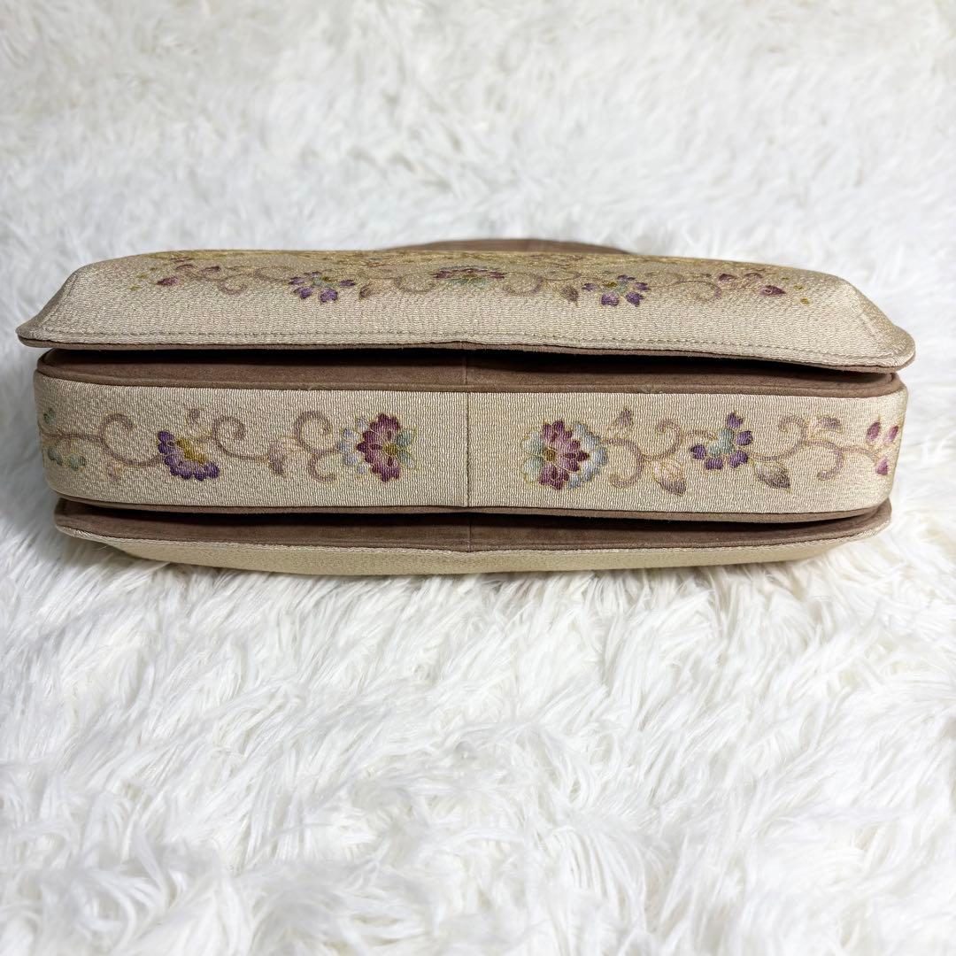 ☆美品☆OKAJIMA オカジマ ハンドバッグ 和装フォーマル 絹100% 高級